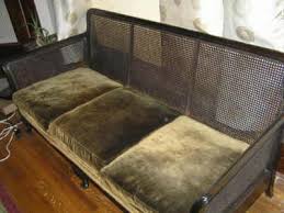 antique vine cane victorian sofa