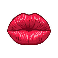 beauty female lips vector ilration