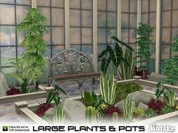 The Sims Resource Large Plant And Pots