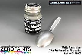 White Aluminium Paint 30ml Zero