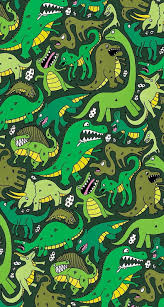 mobile9 dinosaur pattern art