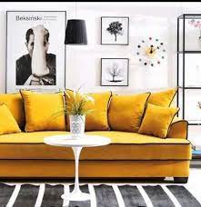 yellow sofa is trending on insram