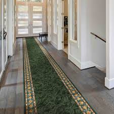 cheops green hallway carpet runners