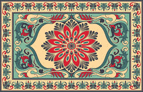 persian carpet decorative elements