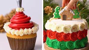 Some fancy up the outside of the cake with frosting, candy or fruit, while others use simple layering tricks to make the inside shine. How To Make Christmas Cake Decorating Ideas So Yummy Cake Decorating Recipes Tasty Plus Youtube