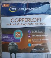 Serta offers two popular mattress pads, their sertapedic superior loft down alternative mattress pad, which adds fluffy comfort to the top layer of the mattress, and their serta smart defense mattress. Serta Sertapedic Copperloft Mattress Pad Full Never Been Used Ebay