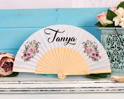 personalized fan favors folding fan