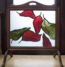 Stained Glass Fire Screen Ideas