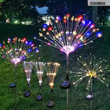 1pcs Solar Garden Lights Solar Firework