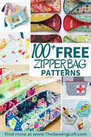 100 free zipper pouch patterns the