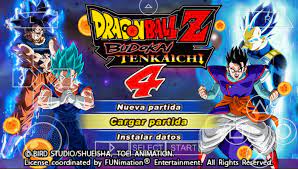 Dragon ball budokai tenkaichi 4. Dragon Ball Z Budokai Tenkaichi 4 V1 Android Psp Evolution Of Games Dragon Ball Dragon Ball Z New Dragon
