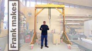 wooden gantry crane you