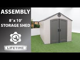 Storage Shed Lifetime Assembly