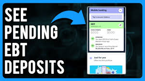 how to see pending ebt deposits check