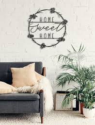 Sweet Home Metal Wall Art Living