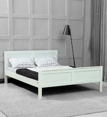 bianca solid wood king size bed in