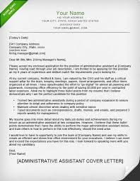 Outstanding Cover Letter Examples   Great Cover Letter Examples  Administrative Assistant