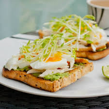 boiled egg sandwich with avocado