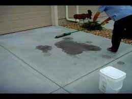 Remove Oil Residue And Driveway Stains