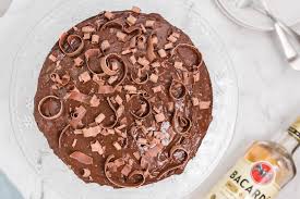 clic chocolate bacardi rum cake
