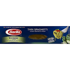 barilla pasta veggie thin spaghetti 12