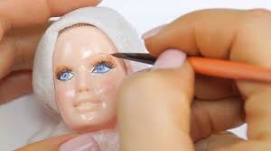 how to repaint old barbie dolls 14