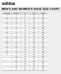Adidas Us Size Chart Shoes