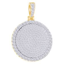 hip hop jewelry round shield pendant