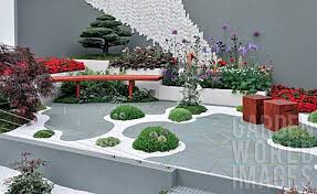 rainy climate zen garden design