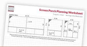 Screen Porch Calculator How To Plan