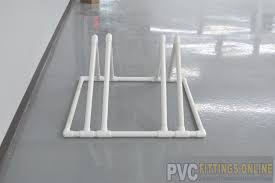 how to make a pvc bike stand simple