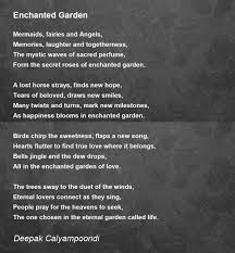 enchanted garden poem