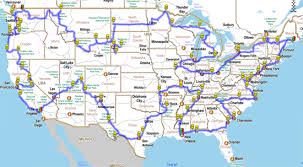 This Trip Planner Route Is A Long One It Covers 48 Of 50 States And