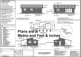 Skillion Roof 2 Bedroom House Plan