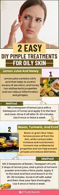 simple pimple treatments for oily skin