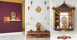 stylish modern pooja mandir for home photos