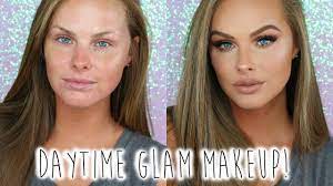 daytime glam makeup look you