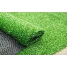 artificial dark green gr carpet