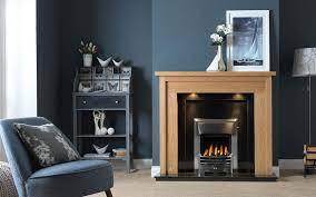 Askham Fireplace Suite In Light Oak