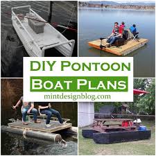 13 diy pontoon boat plans mint design