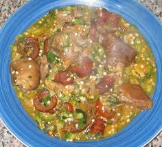 Image result for african food IYAN WITH DIFFERENT STEWS