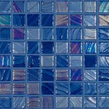 Saphire Glass Mosaic Tile Western