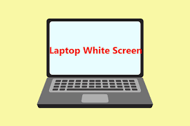 how to fix white screen on laptop four