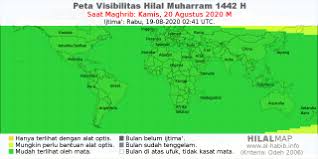 Marhaban ya ramadhan selamat datang bulan suci namamu senantiasa di hati. Daftar Peta Visibilitas Hilal Tahun 1442 Hijriyah Alhabib Mewarnai Dengan Islam