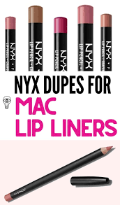18 best nyx mac lip liner dupes from