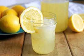 homemade lemonade recipe sweetened with
