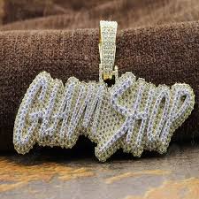 hip hop iced out pendant custom jewelry
