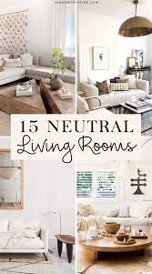 15 dreamy neutral living rooms