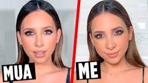 pro makeup artist vs me who did it
