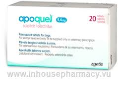 Apoquel Oclacitinib 5 4mg 20 Tablets Pack Inhousepharmacy Vu